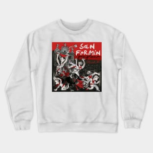 Black, White & Red Crewneck Sweatshirt